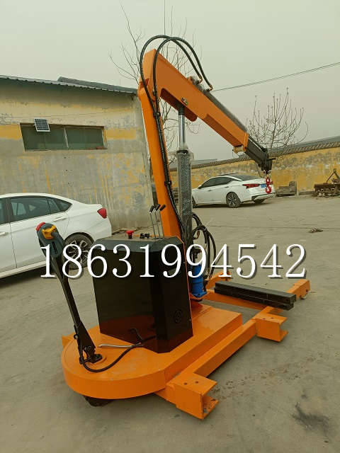 镇赉县自卸车厢随车吊 自制轮式四不像起重机 四驱平板吊 5吨 贵盛